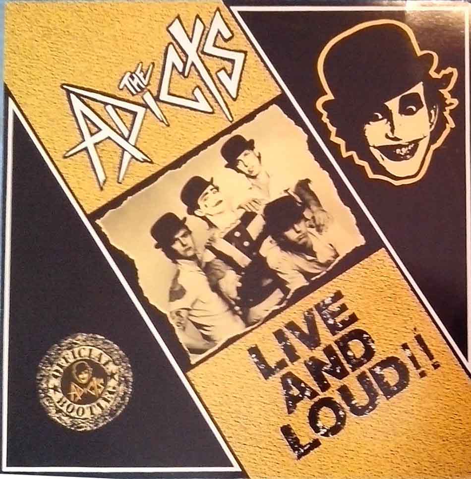 The Adicts - Live And Loud!! UK LP 1987 (Link - LINK LP 010)