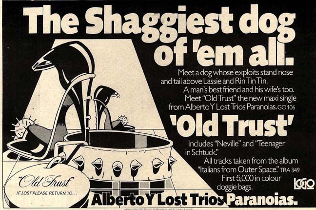 Alberto Y Lost Trios Paranoias - Old Trust Advert