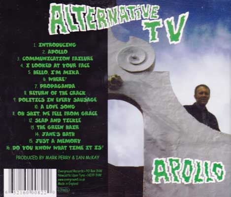 Alternative TV - Apollo  CD Tray