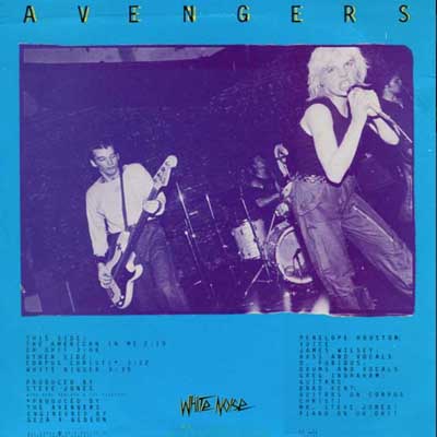 Avengers - Avengers - US 12" 1979 (White Noise - WNR 002)