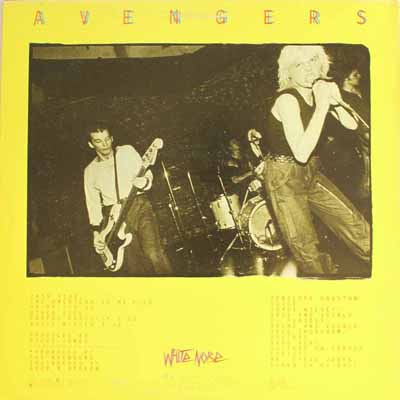Avengers - Avengers - US 12" 1979 (White Noise - WNR 002)