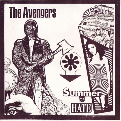Avengers - Summer Of Hate - US 7" 1989 (no label - FUNN-THREE) Sleeve 2