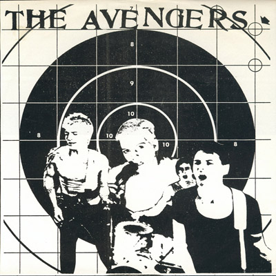 Avengers - We Are The One - US 7" 1977 (Dangerhouse - SFD-400). "Target" Sleeve 