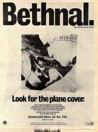 Bethnal - Crash Landing Advert