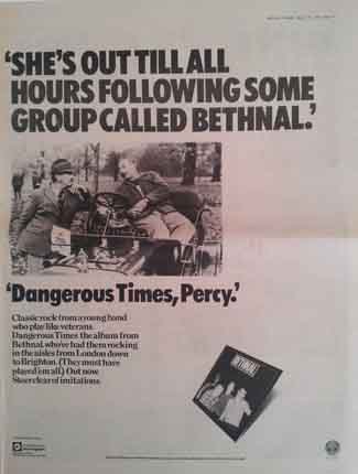 Bethnal - Dangerous Times Advert 1