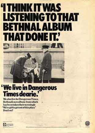 Bethnal - Dangerous Times Advert 3