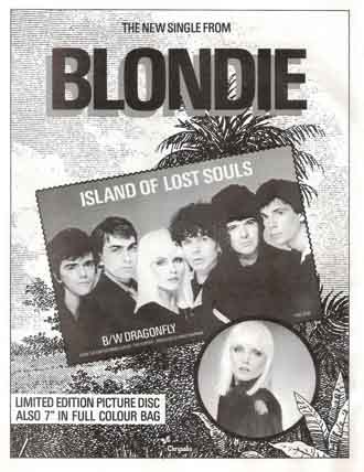 Blondie - Island Of Lost Souls Advert