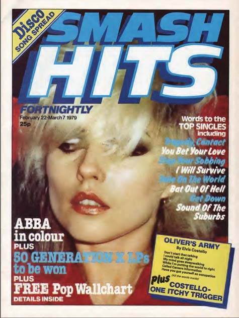 Blondie - Smash Hits magazine February 1979
