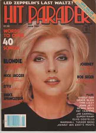 Blondie - Hit Parader magazine