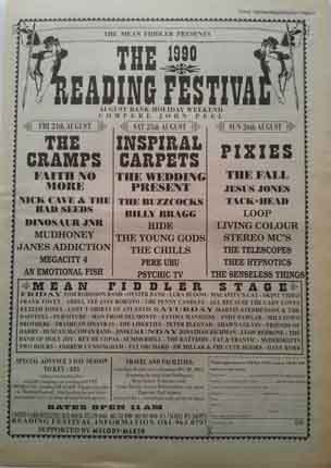 Buzzcocks - Reading Festival 1990