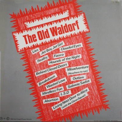 Chron Gen - Live At The Old Waldorf - San Fransisco - UK LP 1985 (Hard Court/Picasso - HCLP 001 M)