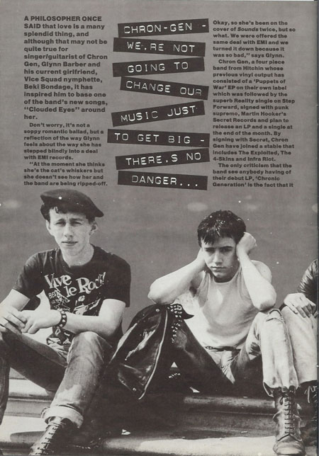 Chron Gen - Punk Lives magazine 1982 - Part 1