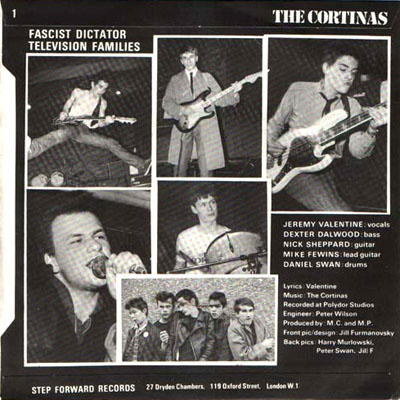 The Cortinas - Fascist Dictator - UK 7" 1977 (Step-Forward - 1)