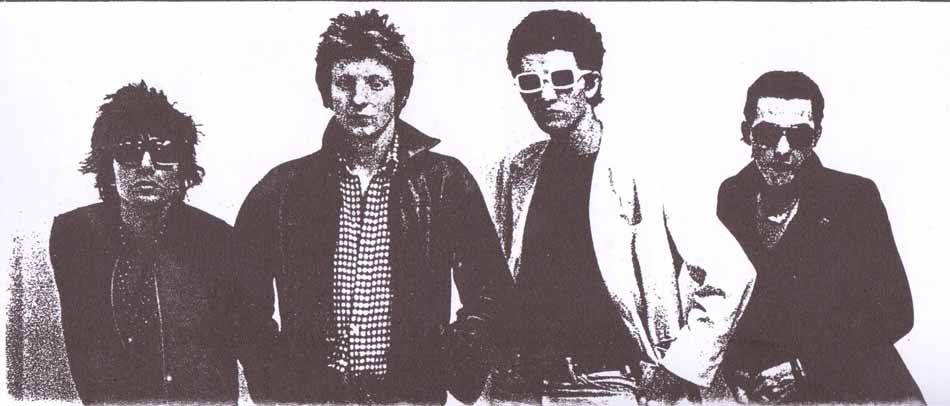 The Damned in Sniffin Glue 1976