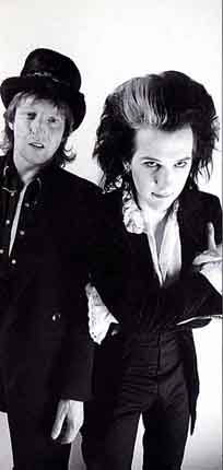 The Damned - Rat Scabies and Dave Vanian