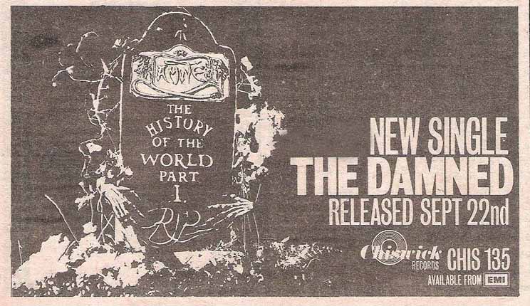 The Dammed - History Of The World Part I Advert