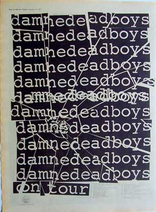 Dead Biys / The Damned - Tour November 1977