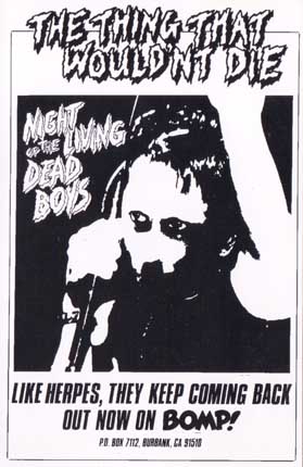 Dead Boys 1981 - "Like erpes, They Keep Coming Back"