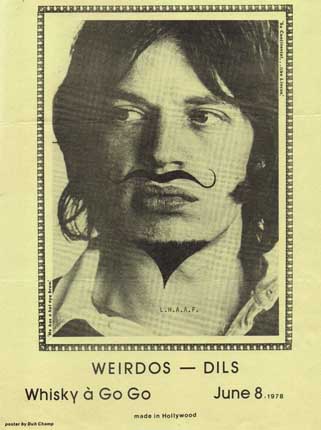 Weirdos / Dils - Flyer