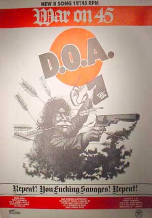 DOA - War On 45 Poster