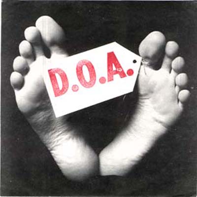 D.O.A. - The Prisoner - Canada	7" 1978 (Quintessence - 3226) 1st Pressing