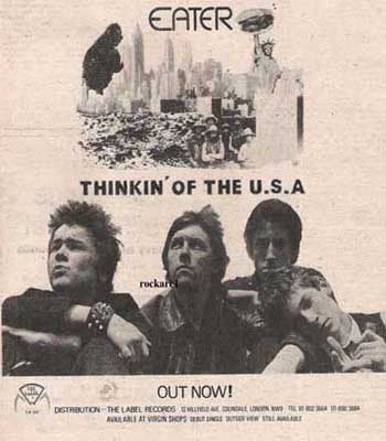 Eater - Thinkin' Of The U.S.A, Advert