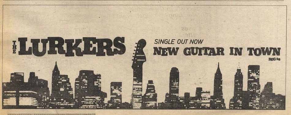 The Lurkers - New Guitar In Town Press Advert