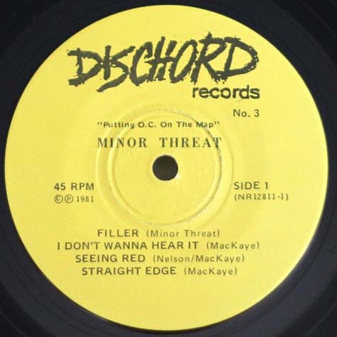 Minor Threat - Minor Threat 7" 1st Pressing