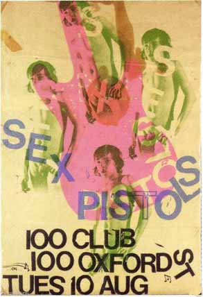 Sex Pistols Tues 10 Aug 1976