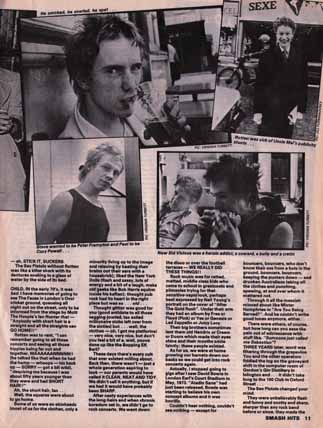 Sex Pistols - Smash Hits 27th December 1979 - Part 2