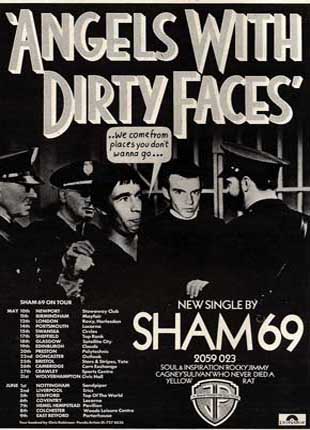 Sham 69 - Angels With Dirty Faces - Advert No. 1