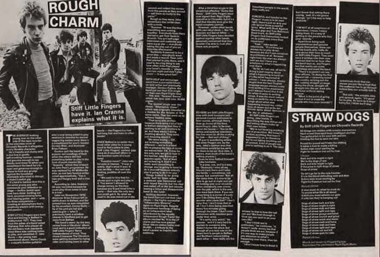 Stiff Little Fingers Alternative Ulster Request Spot Smash Hits October 1979