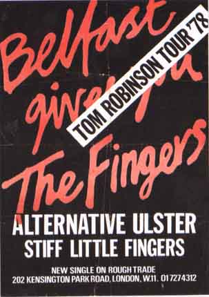 Stiff Little Fingers / Tom Robisnon Band - Tour 1978