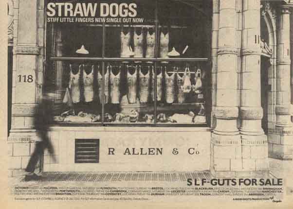 Stiff Little Fingers - Straw Dogs Advert 1979