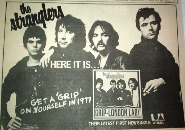 The Stranglers - Get A Grip On Yourself Advert