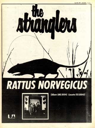 The Stranglers - Rattus Norvegicus Advert