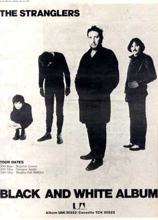 The Stranglers - Black And White Advert