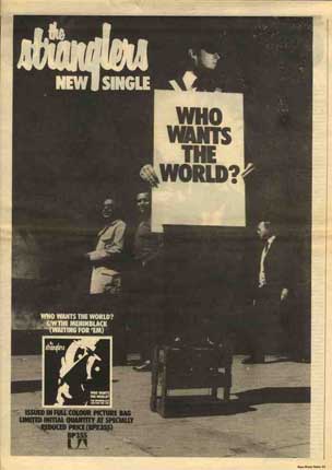 The Stranglers - Who Wants The World? Advert