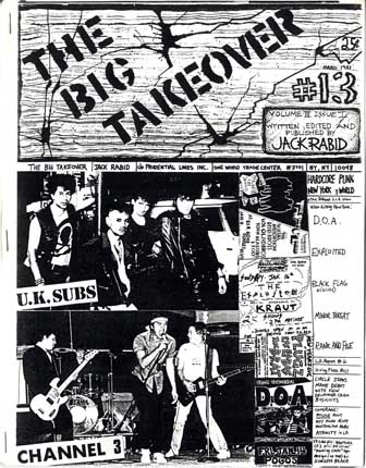 U.K. Subs - The Big Takeover magazine 1983