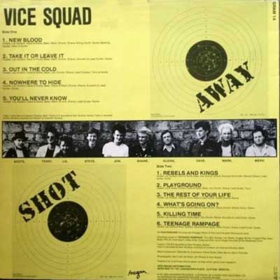 Vice Squad - Shot Away - UK 7" 1984 (Anagram - GRAM 14)