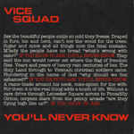 Vice Squad - You'll Never Know