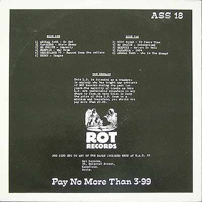 Various - Have A Rotten Christmas - UK LP 1984 (Rot - ASS 18)