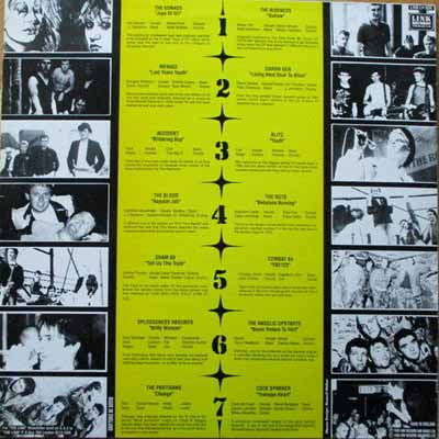 Various - Oi! Chartbusters Volume 3 - UK LP 1988 (Link - Link LP 034)