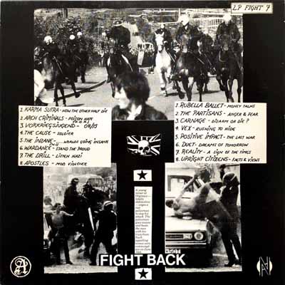 Various - We Don't Want Your Fucking Law! - UK LP 1985 (Fight Back - LP FIGHT 7)
