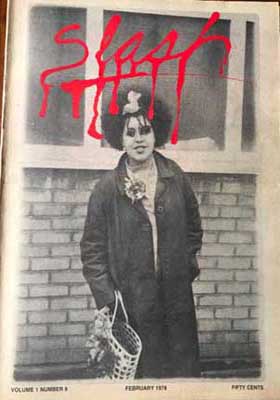 X-Ray Spex Slash Magazine February 1978