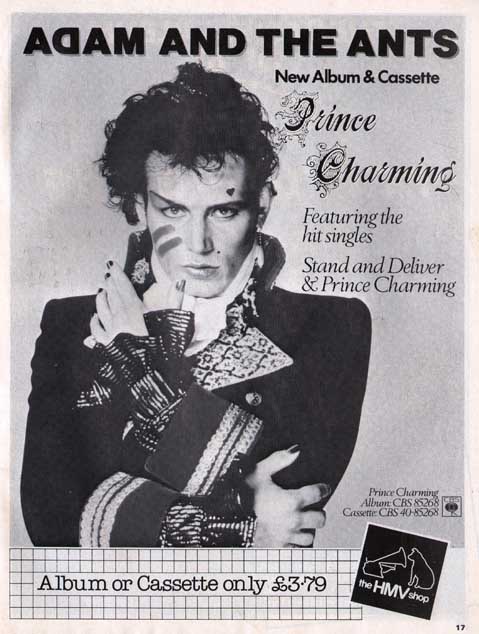Adam And The Ants - Prince Charming Poster