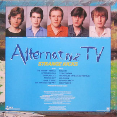 Alternative TV - Strange Kicks - UK LP 1981 (IRS/A&M - SP 70023) Back