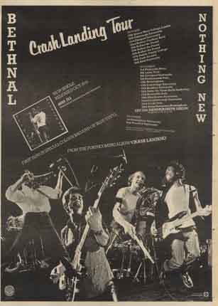 Bethnal - Crash Landing Tour / Nothing New Advert