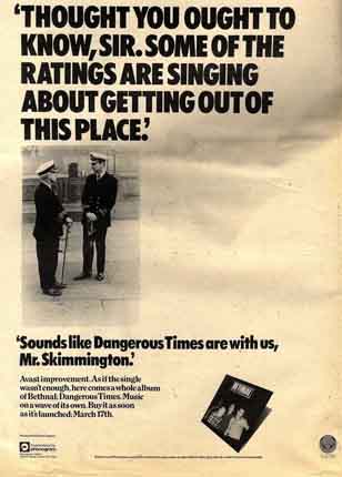 Bethnal - Dangerous Times Advert 2