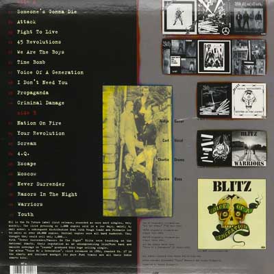 Blitz - All Out Attack - Italy LP 1997 (Get Back - GET 14)